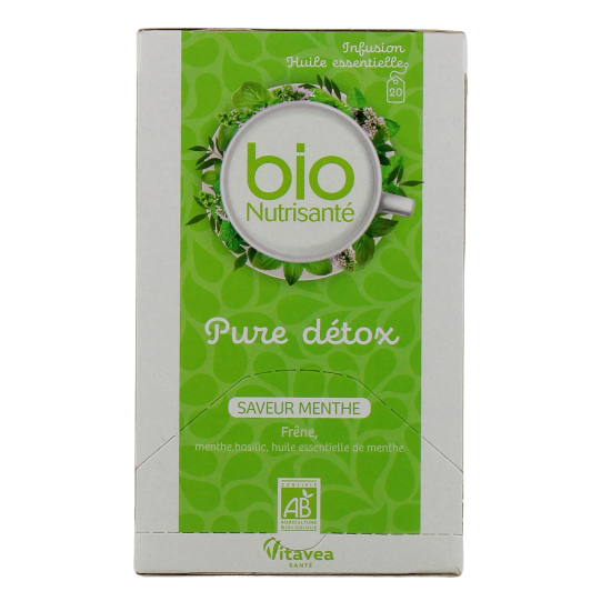 Nutrisanté Infusion Pure Detox bio - Tisane de plantes détoxifiantes