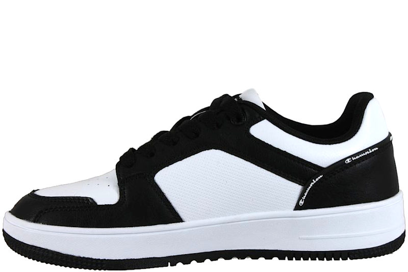 CHAMPION REBOUND 2.0 LOW SNEAKERS I SORT OG HVIDT PU