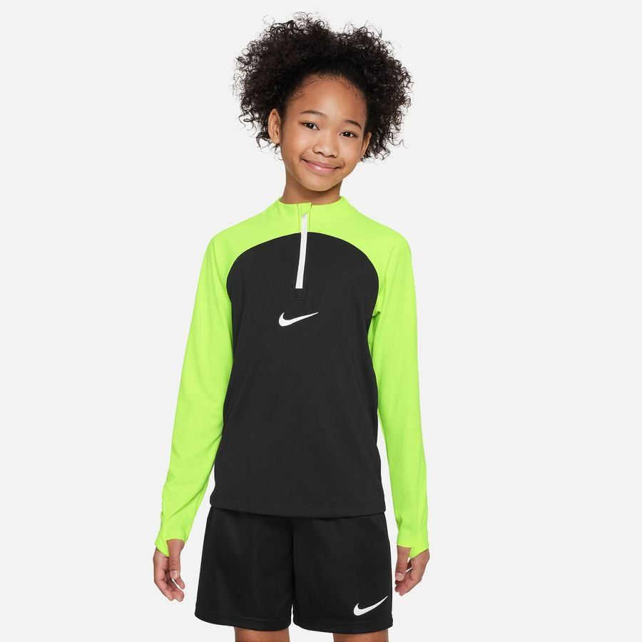 Nike Maillot d'Entraînement Dri-FIT Academy Pro Drill - Noir/Jaune Fluo Enfant