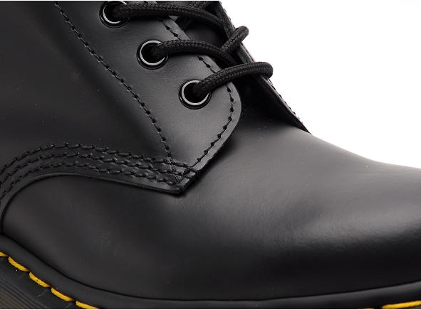 Dr martens boots bottine plates femme 1460 smooth noir