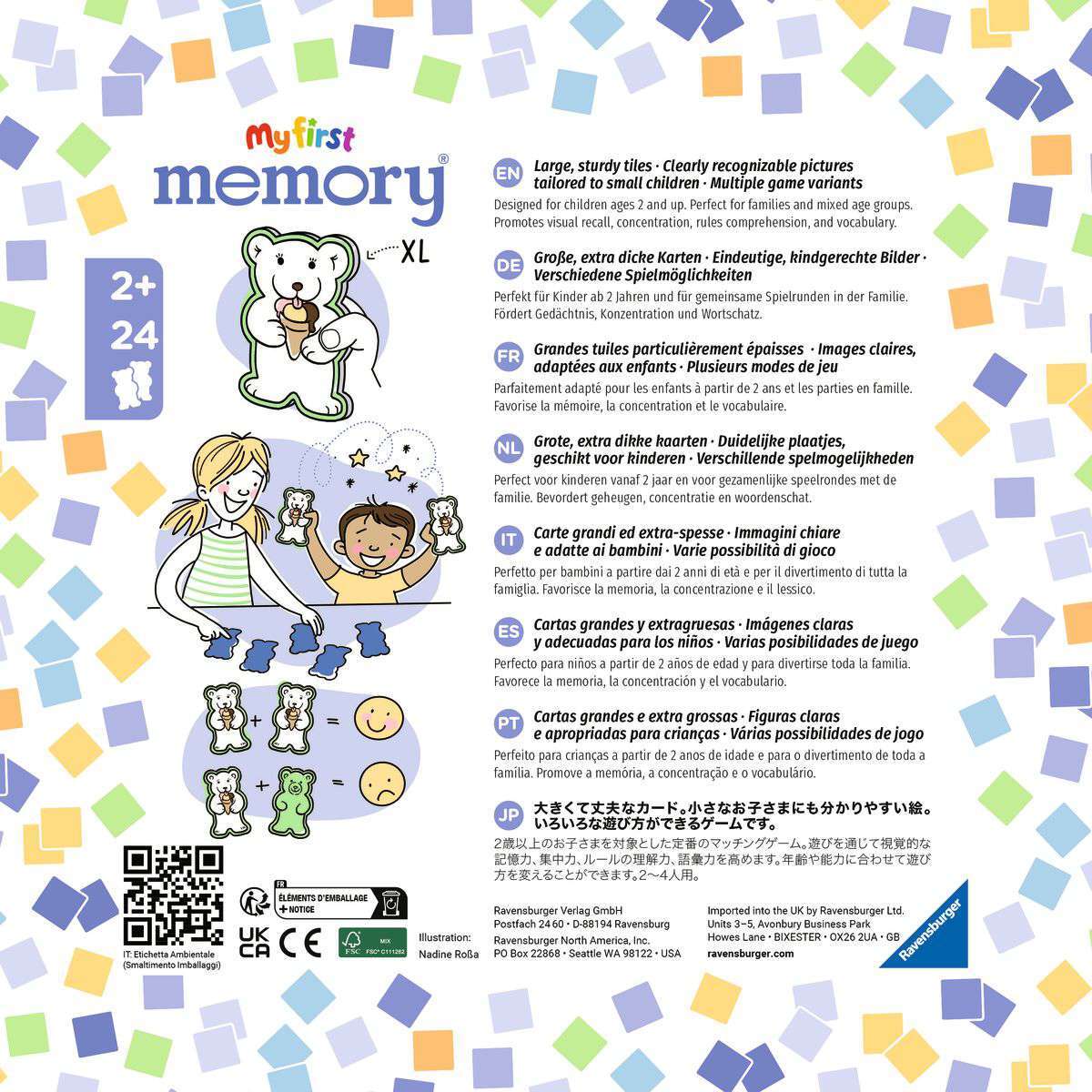 Ravensburger Spiel My first memory® Teddys