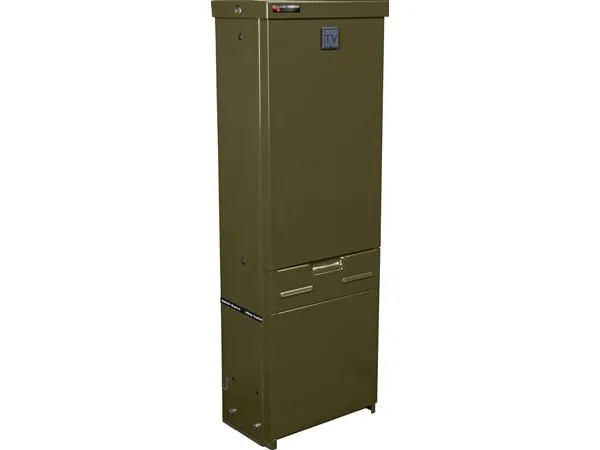 TRIARCA Antenneskab KSAØ 301509HxBxD: 660x330x198 mmStål IP34D grøn