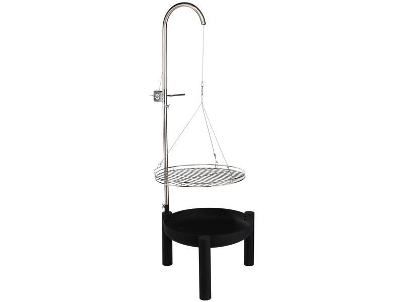 Innovesta Schwenkgrill mit Seilzug, Ø 50 cm Hängender Grill