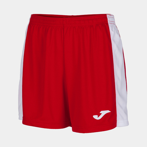 Shorts maxi Joma vermelho e branco