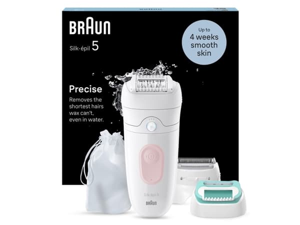Braun Braun Silk-épil 5 epilator 5-050 hvit og rosa