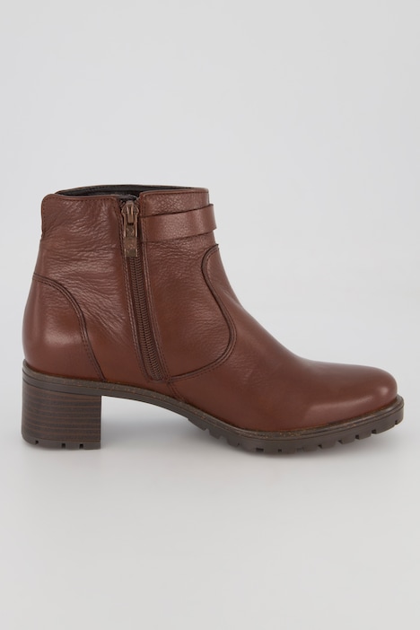 Ara Leder-Stiefeletten, Zierriegel, Weite H