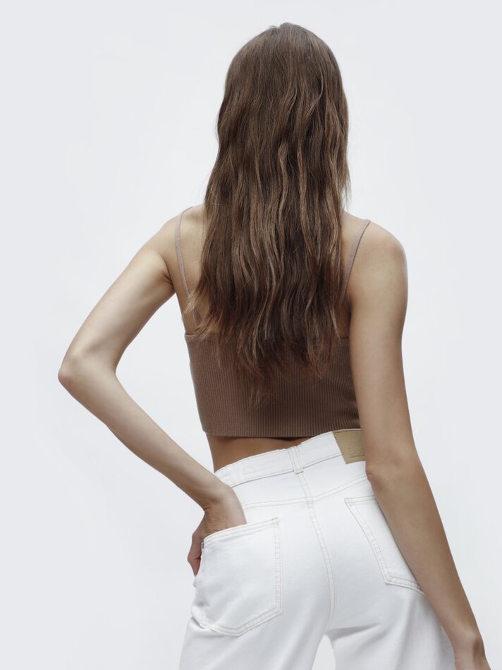 Calças culote - Off-white