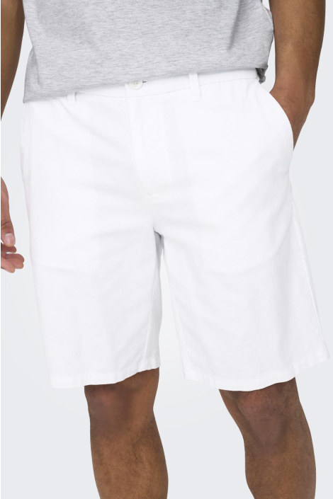 Only & Sons witte heren korte broek