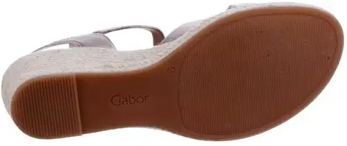 Gabor goud 62.712.82 - maat 9 sandaal goud - maat 9 Calandschoen