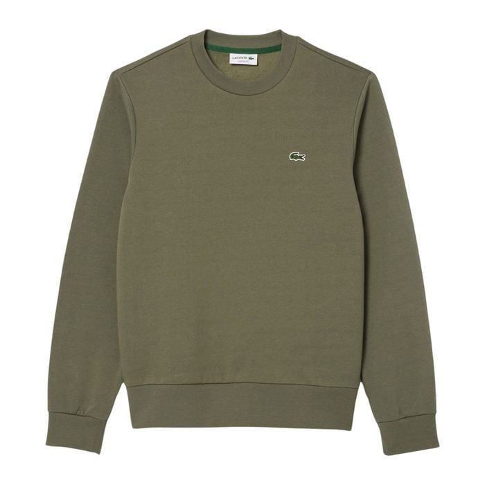 Lacoste Bio Cotton Fleece Crew Sweater Heren