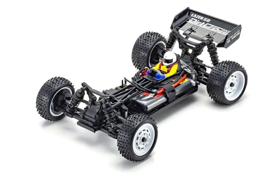 Buggy Lazer ZX-5 SB Dirt Cross 4WD Bausatz, 1:10<br>RC Buggy Bausatz mit Mittelmotor-Allradantrieb (4x4)