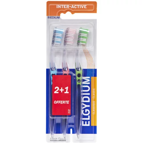 Brosse à dents Interactive médium - Offre spéciale trio dont 1 offerte