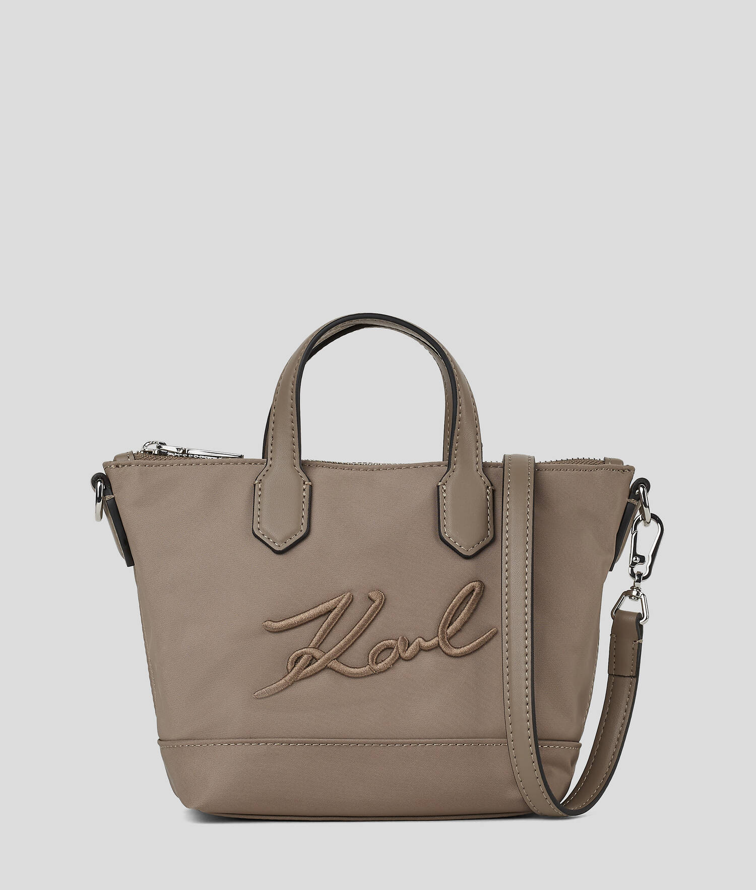 PETIT SAC CABAS EN NYLON K/SIGNATURE