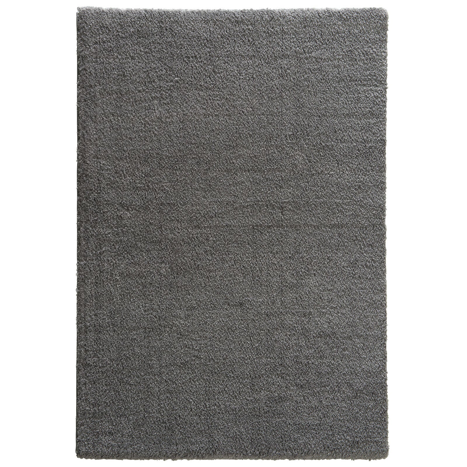 Hochflorteppich SALERNO 67 x 130 cm grau