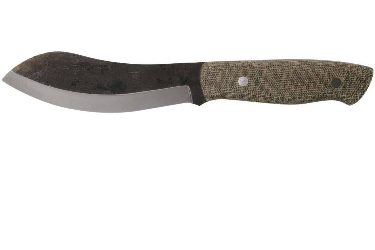 Brisa Nessmuk 125 Green Canvas Micarta 32088 outdoormes