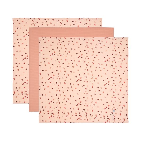 Bébé-Jou Multidoek Hydrofiel Sweet Butterfly 70 x 70 cm 3-Pack