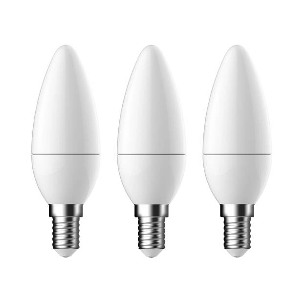 Blokker LED Kaars C35 - 25W - E14 - Mat - 3 stuks