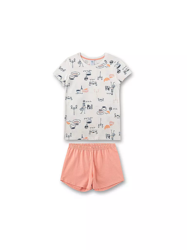 SANETTA Mädchen Pyjama creme