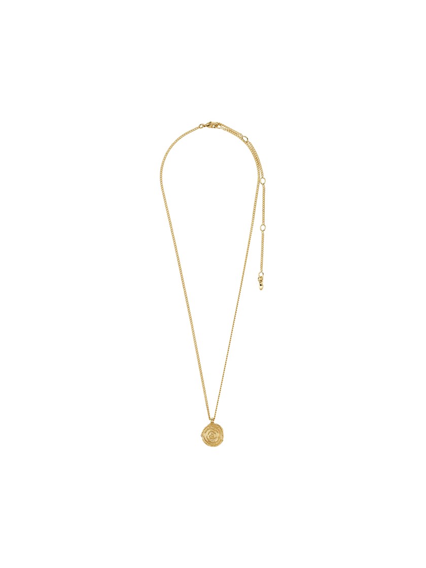 Air Coin Necklace Old Gold
