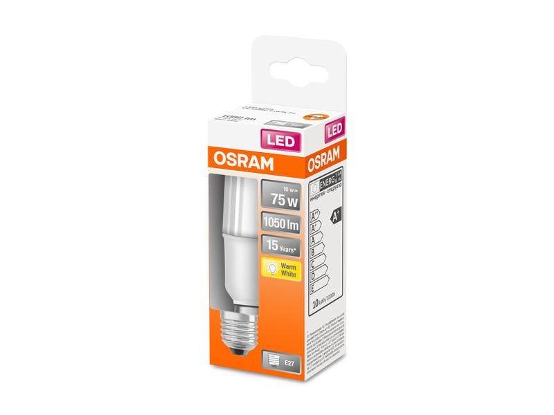 OSRAM Lampe Star CL Stick, 10W, E27 Warmweiss LED-Lampe