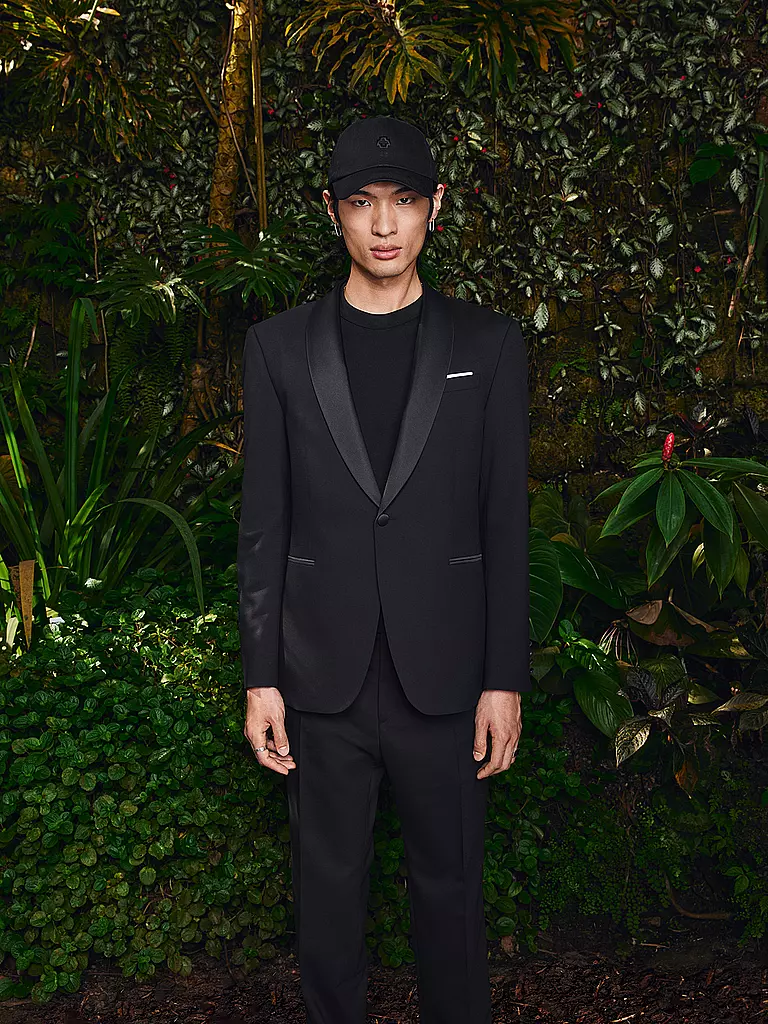 STRELLSON Anzughose Slim Fit schwarz