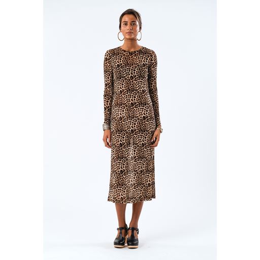 Lollys Laundry Logan Kjole, Leopard Print, S