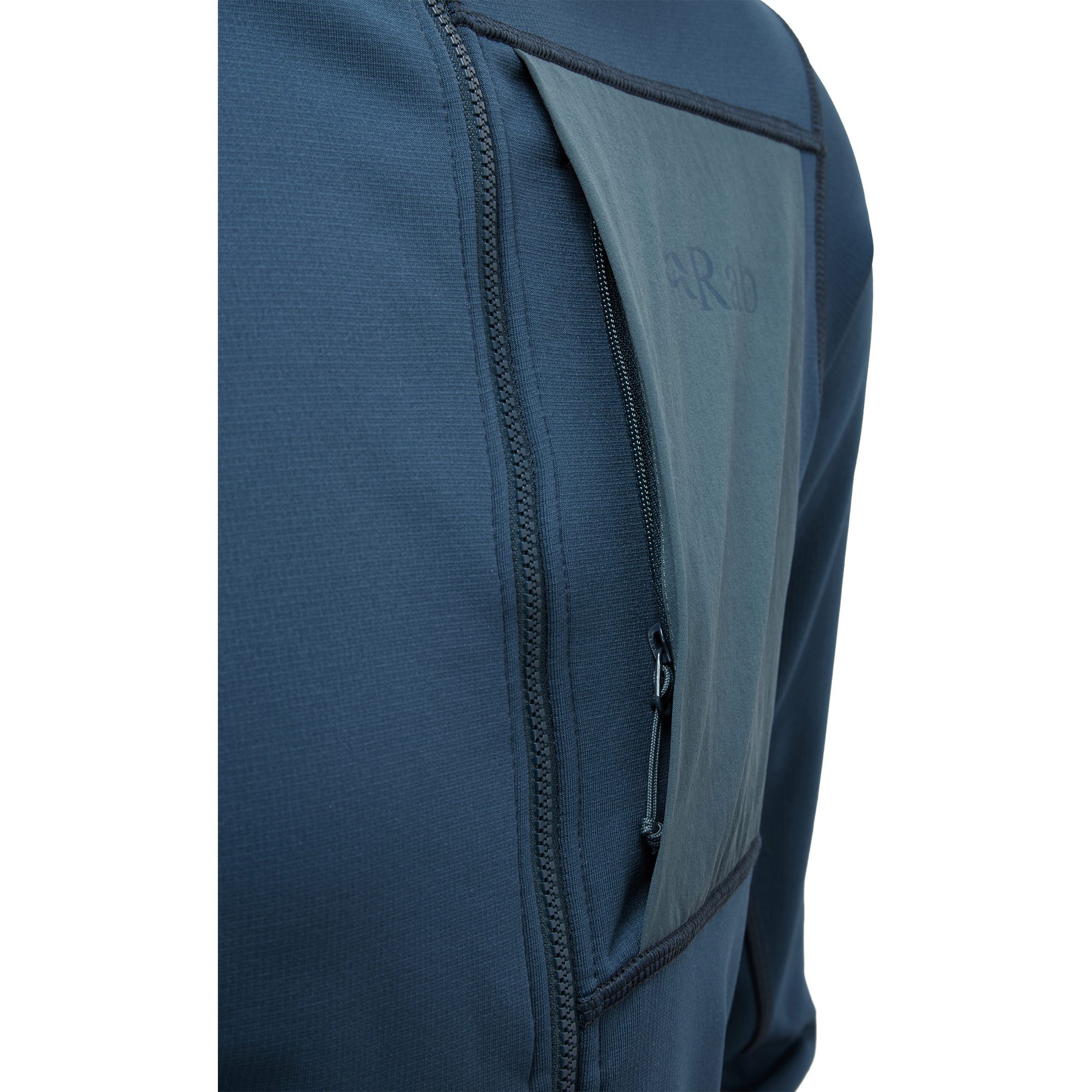 RAB Superflux Hoody Midlayer Herren tempest blue