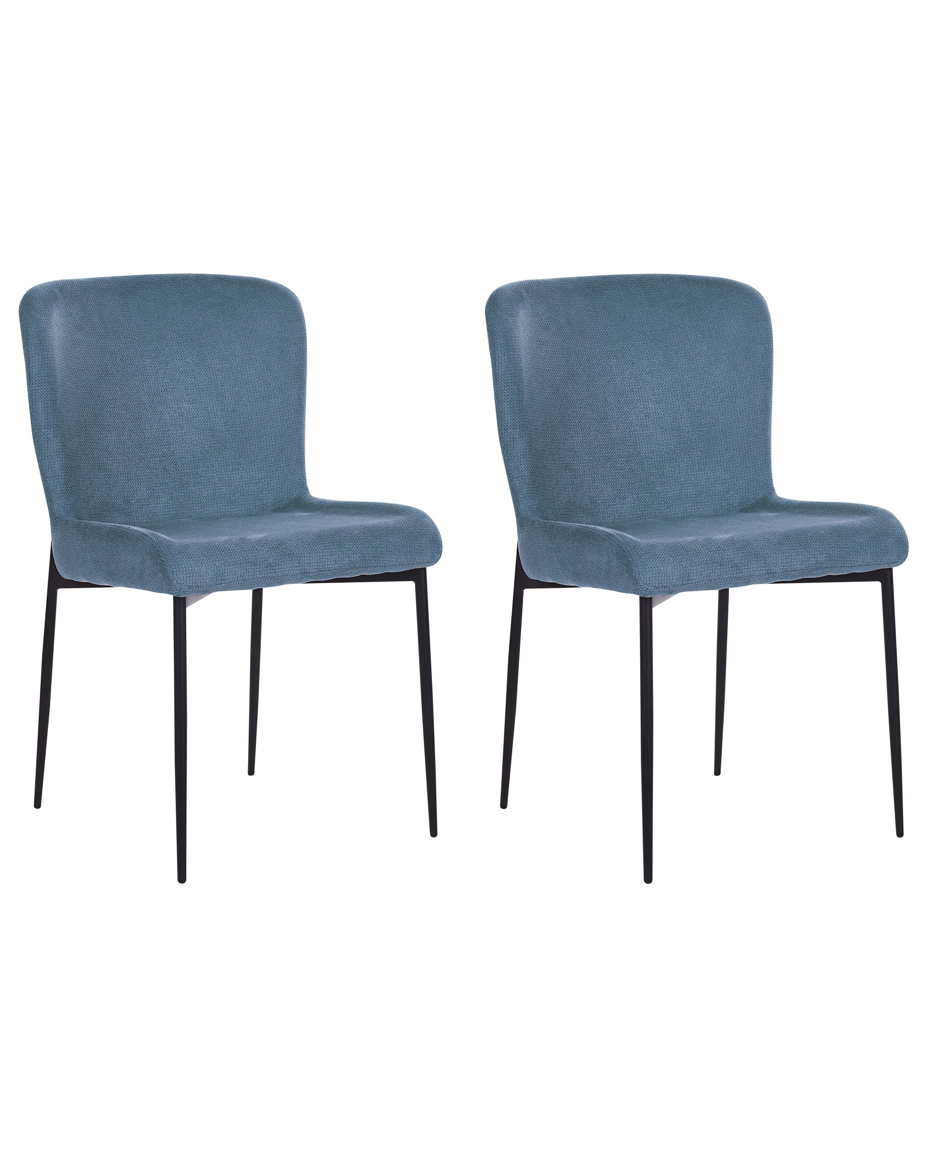 Set van 2 eetkamerstoelen ADA Blauw