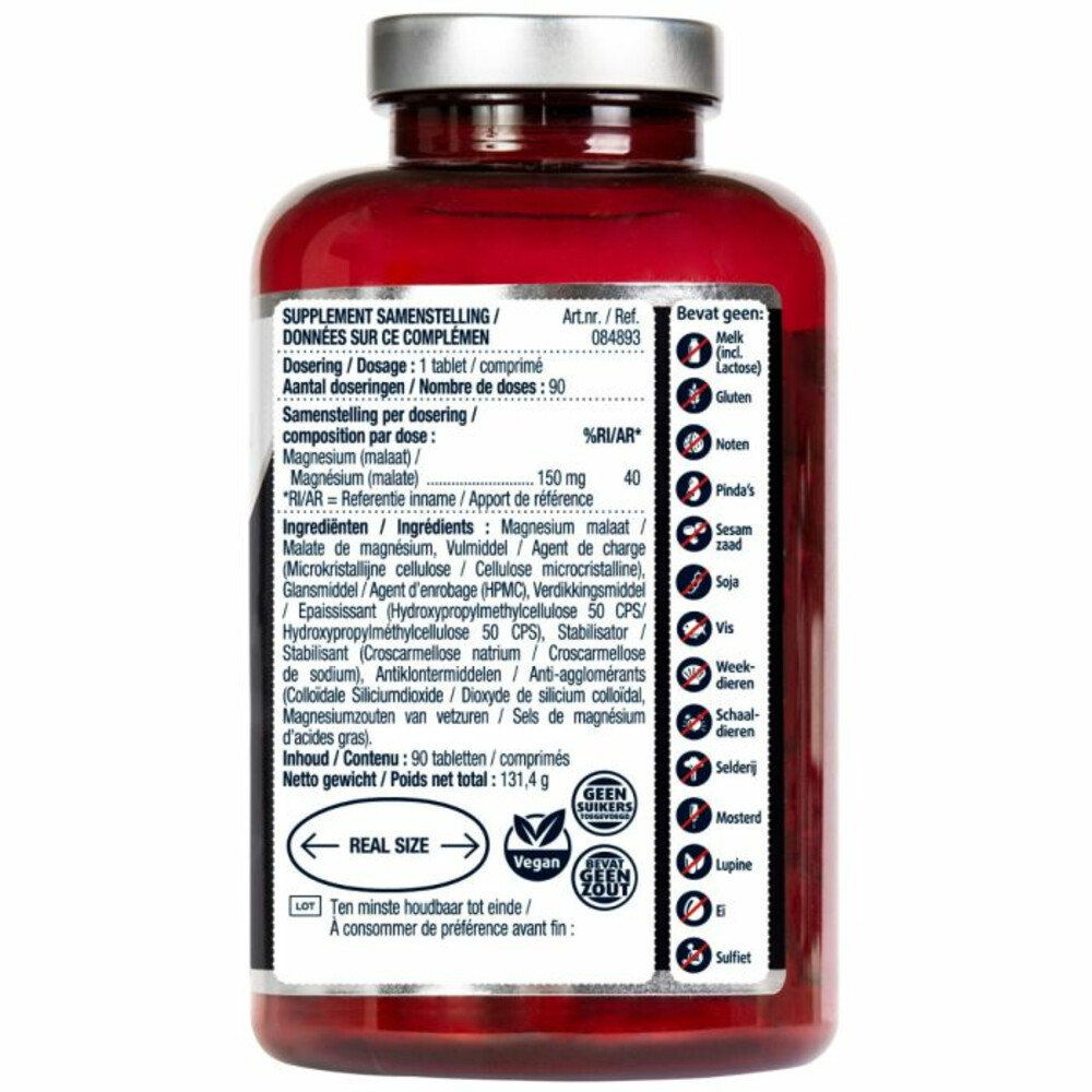 Lucovitaal Magnesium Malaat90 tabletten