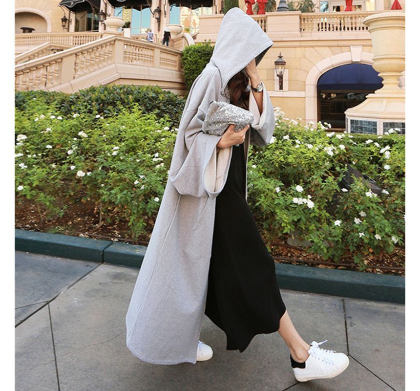 Felixia - Effen maxi-jack met capuchon