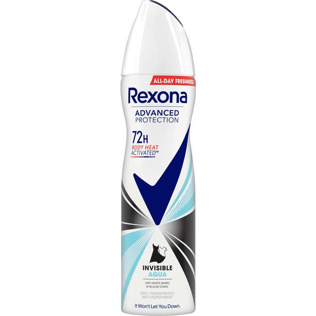 Rexona Women Invisible Aqua Anti-Transpirant Deodorant Spray 150 ML