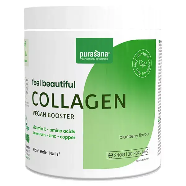 Purasana Feel beautiful murta de colágeno vegano 240g