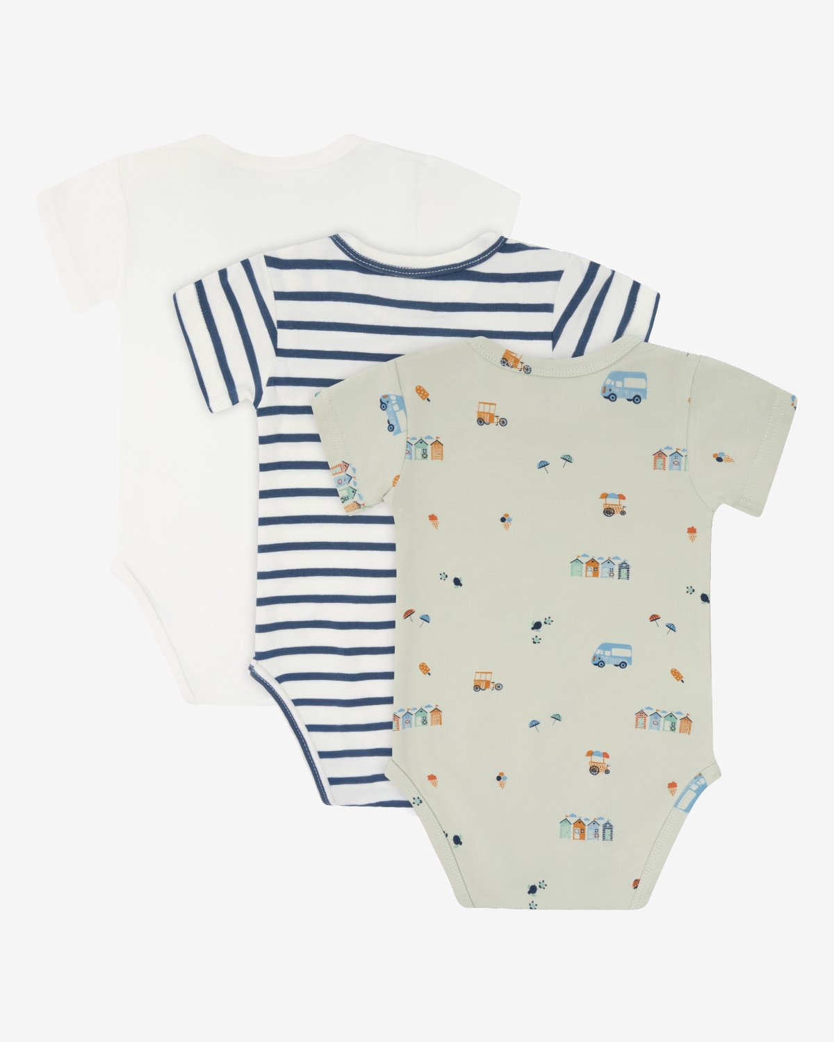 Body med Print 3pk – 95% Bomull, 5% Elastan | HCBertram