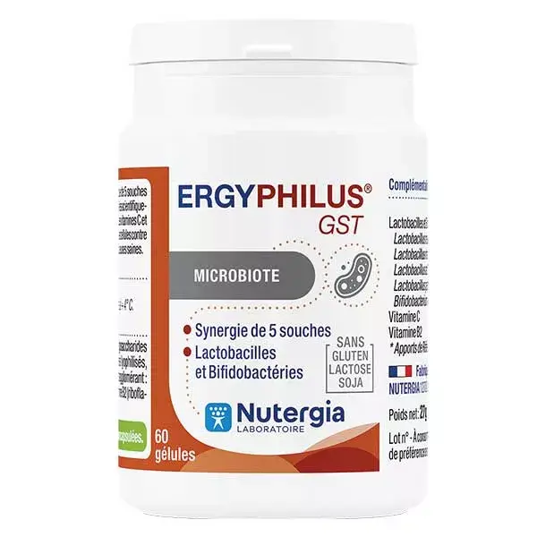 Nutergia Ergyphilus GST Probióticos 60 cápsulas