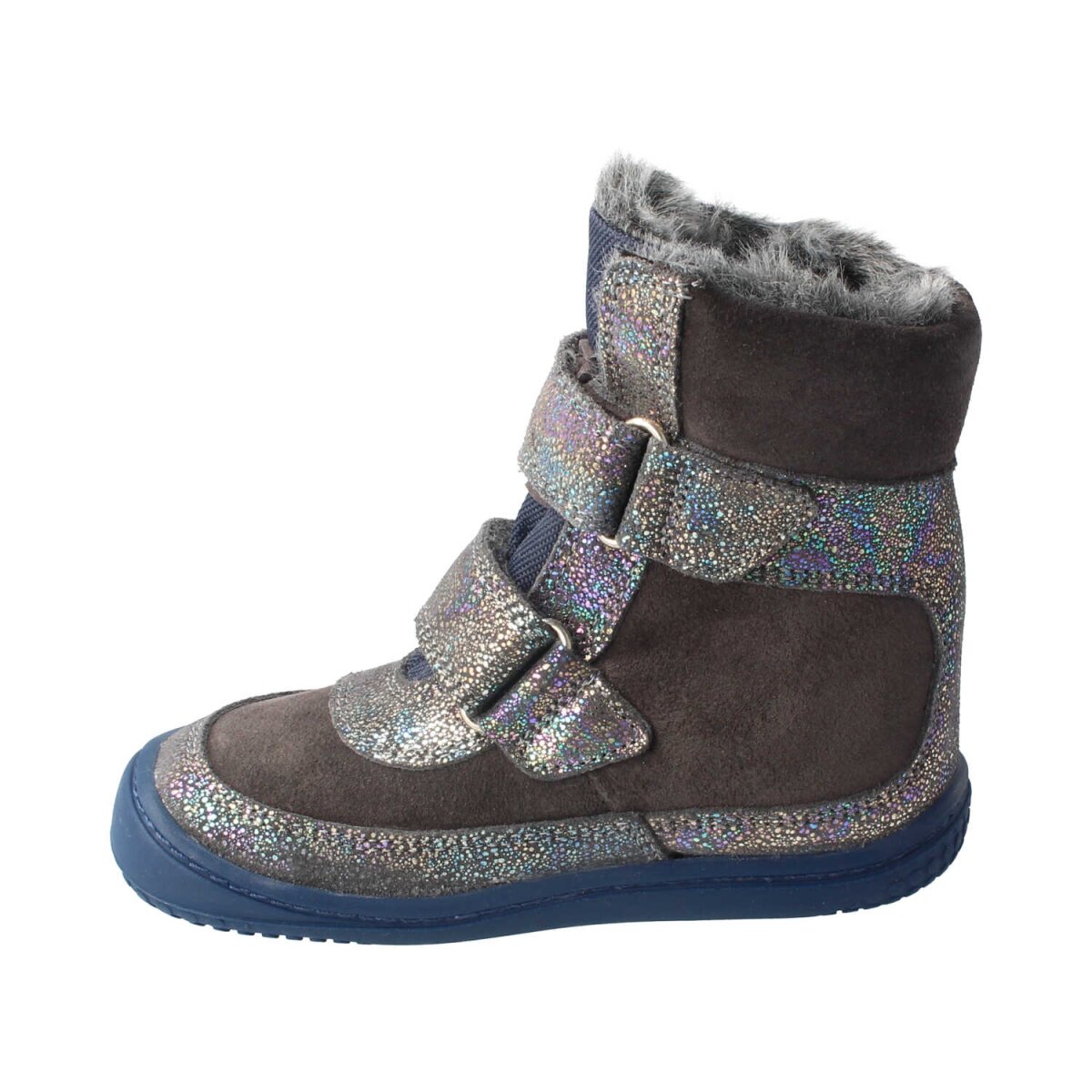 202102-WX32 LHOTSE glitter grey velours tex velcro Weite/M