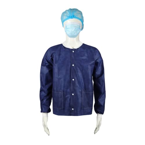 Veste de bloc SMS 35g/m² bleu foncé taille L/XL Paredes