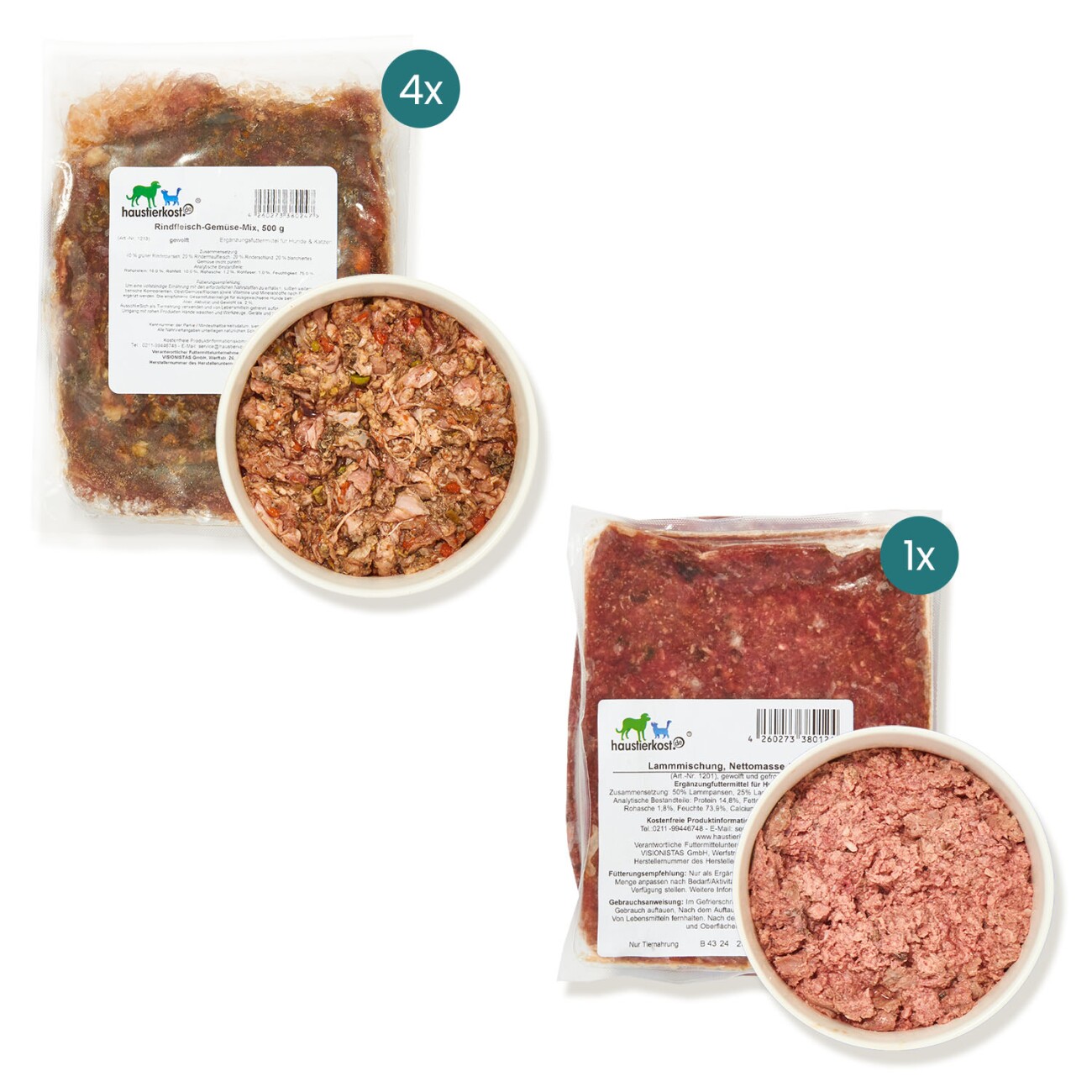 haustierkost.de Hund Übergewicht Frostfutter 9 kg
