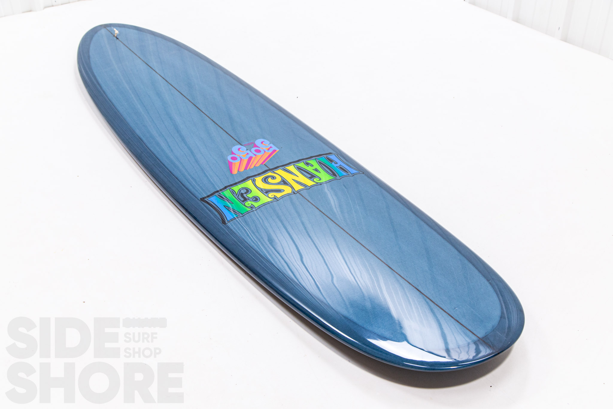 Hansen Surfboards 50-50 Mini - Blue/Grey   Polish - 7'8 x 22 1/2