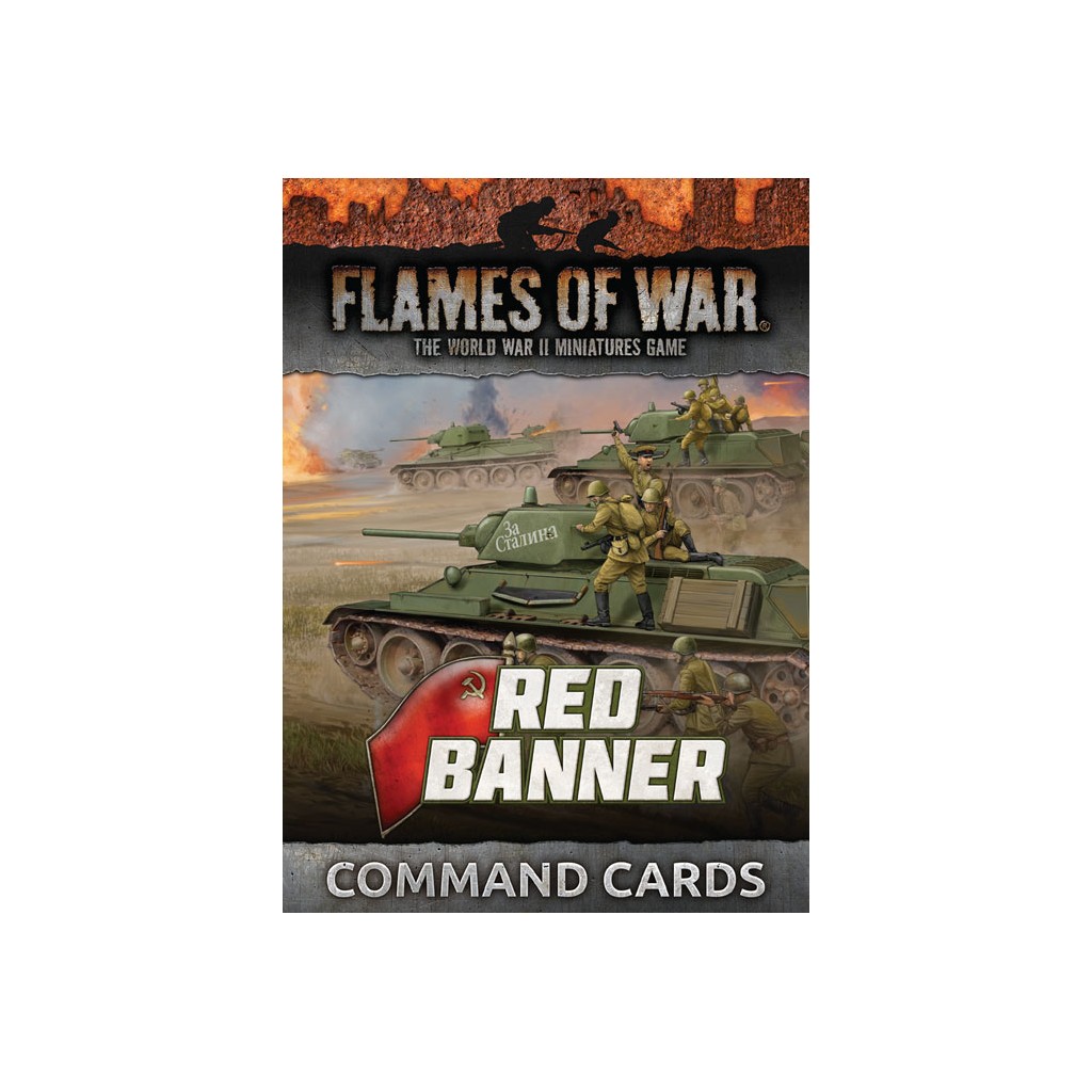 Flames of War - Red banner Command Cards