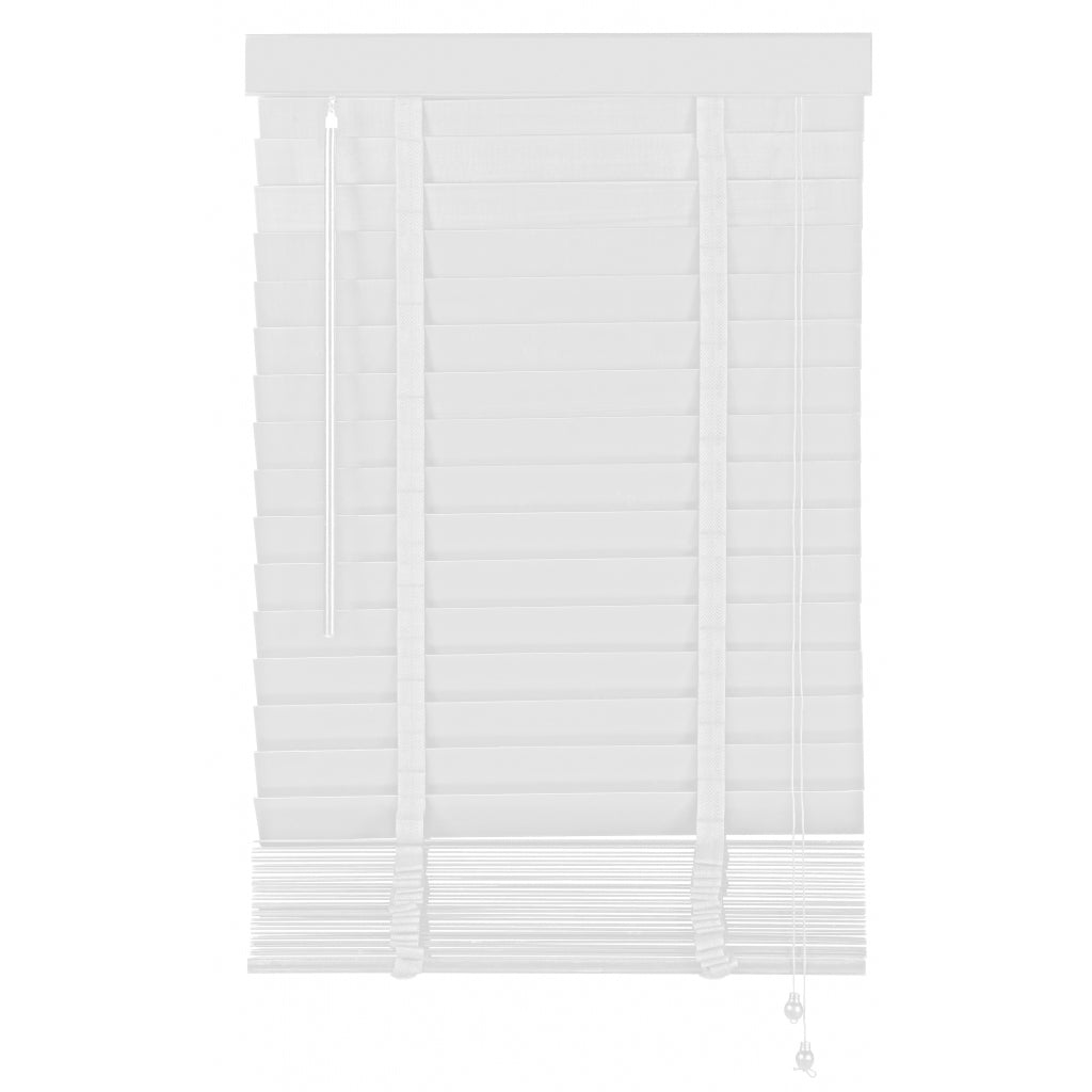 Jaloezie Hout Wit - Hout - 80x130x5cm (BxHxD)