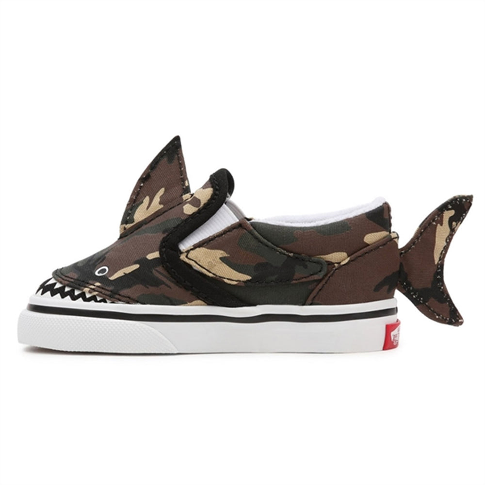 Slip-On Shark Camouflage - VANS → Luksusbaby.dk