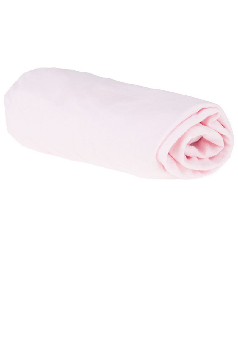 Drap housse en coton 70 x140 cm - Rose