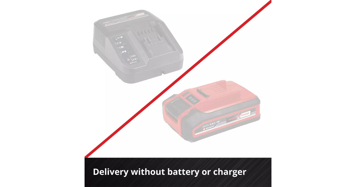 EINHELLAccu Grastrimmer GC-CT 18/2411 Li P-Solo  (Rood/zwart, Accu en oplader niet inbegrepen)