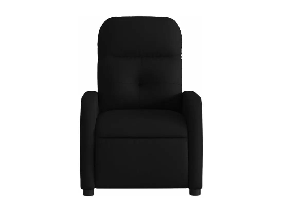 Fauteuil inclinable Noir Tissu