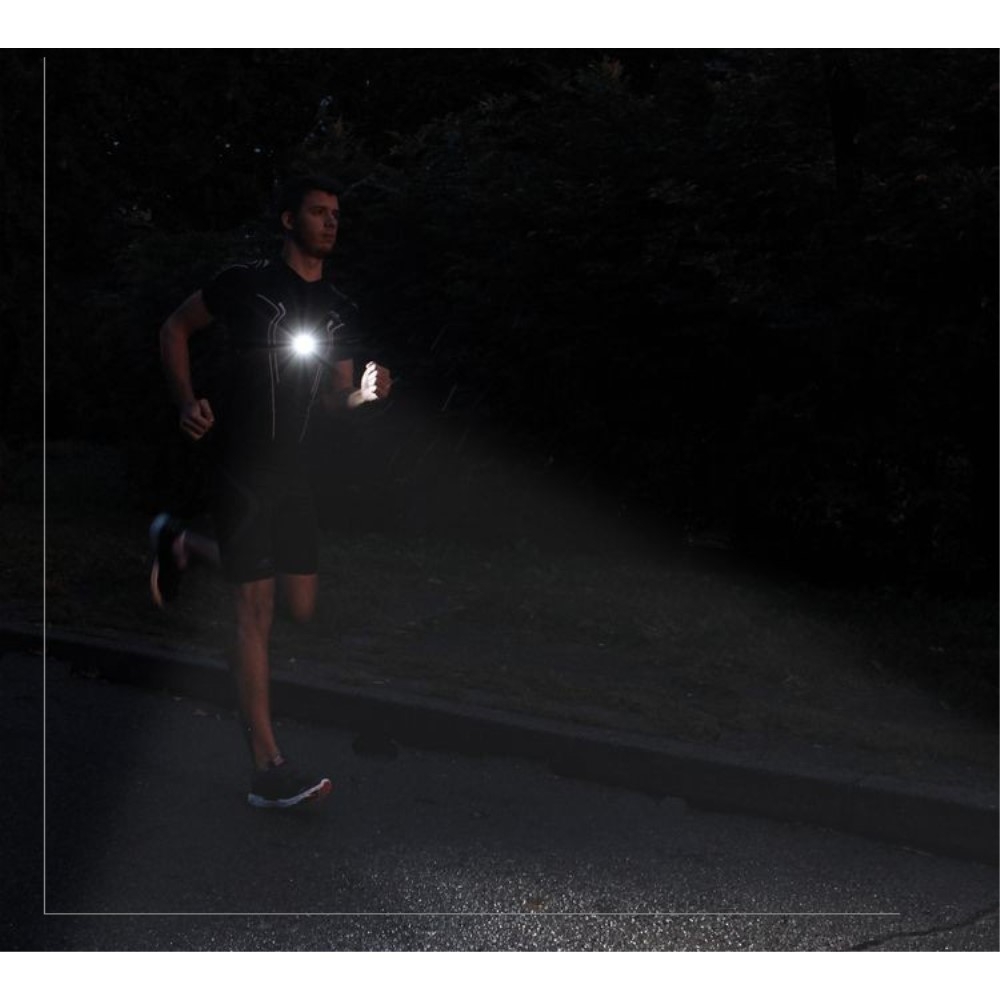 Running Light Sport Lauflicht LED Brust Lampe 250LM (IP65)   Wiederaufladbar