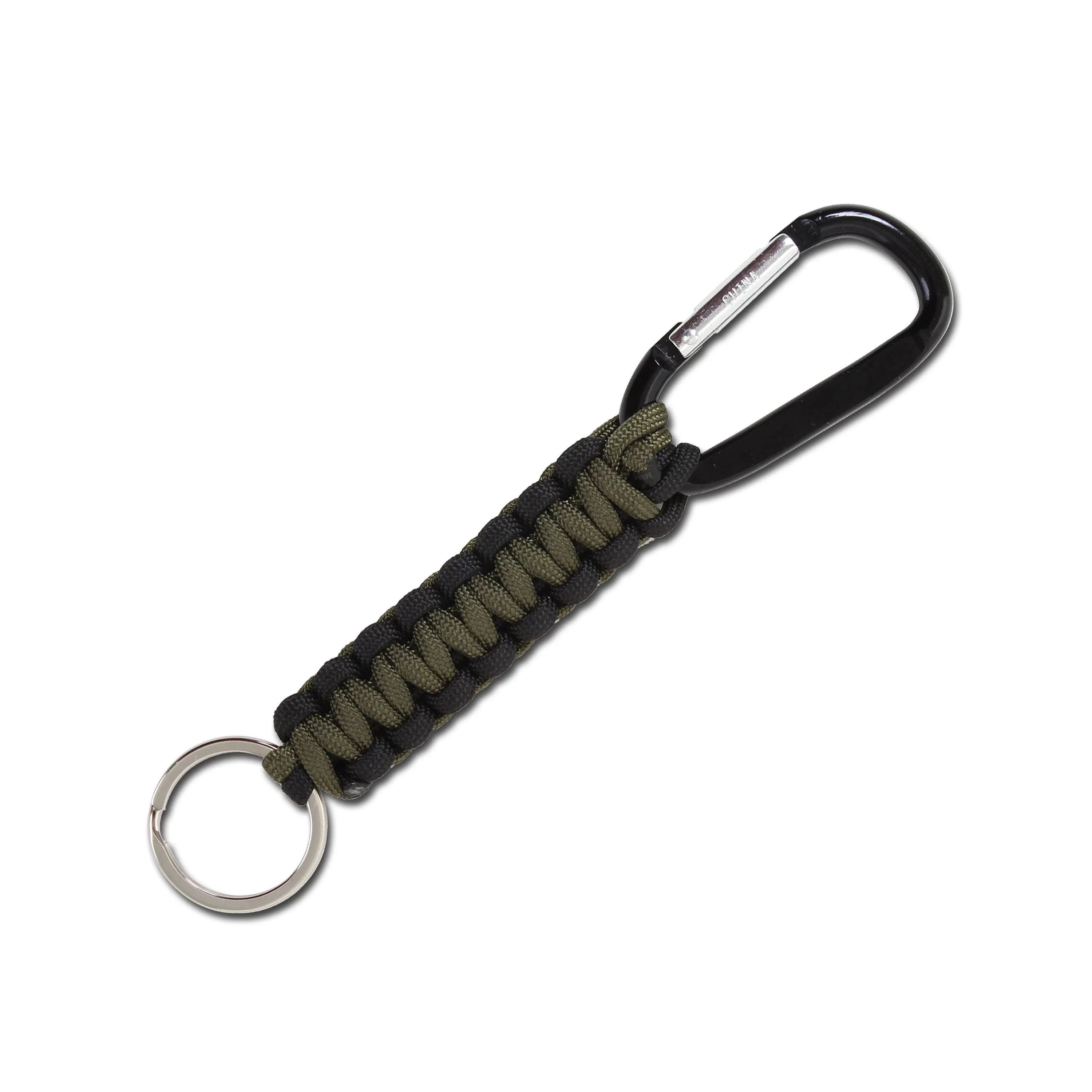 Rothco -  Rothco Fallschirmleinen-Schlüsselanhänger mit Karabiner schwarz