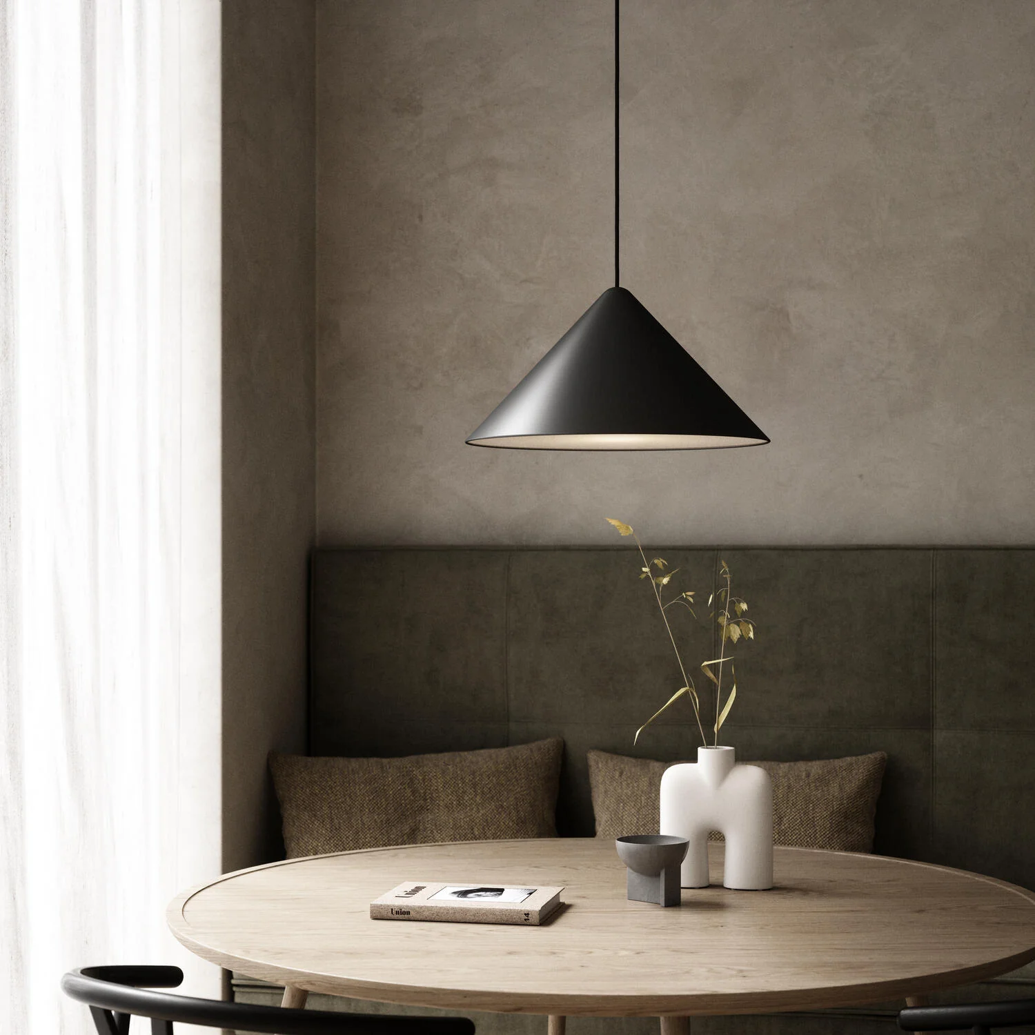 Design For The People  Nono pendel, sort - Ø49 cm.