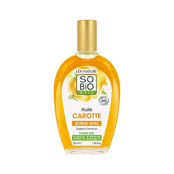 Óleo Vegetal de Cenoura Orgânico Lea Nature So Bio Étic 50ml