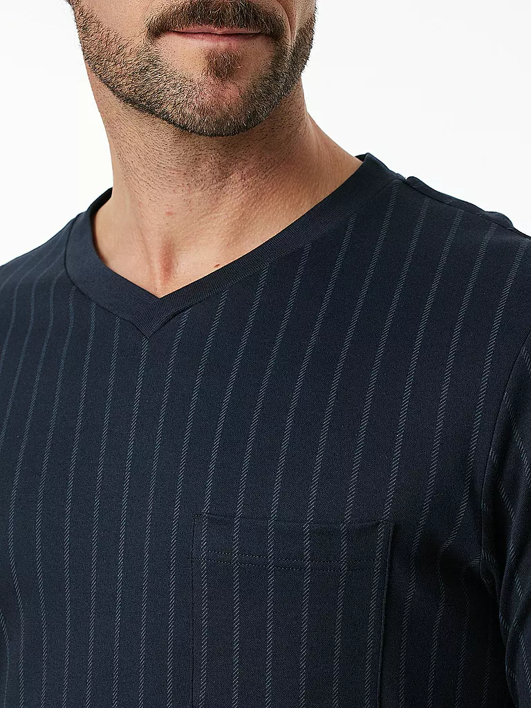 SCHIESSER Nachthemd blau