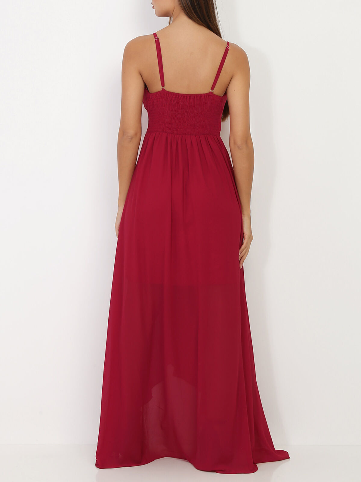 Robe de soirée longue- Rouge